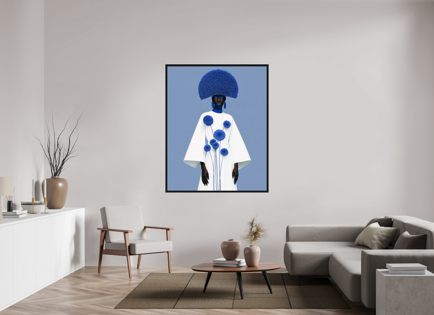 120 x 150 cm, Floater Frame Matisse XXI
