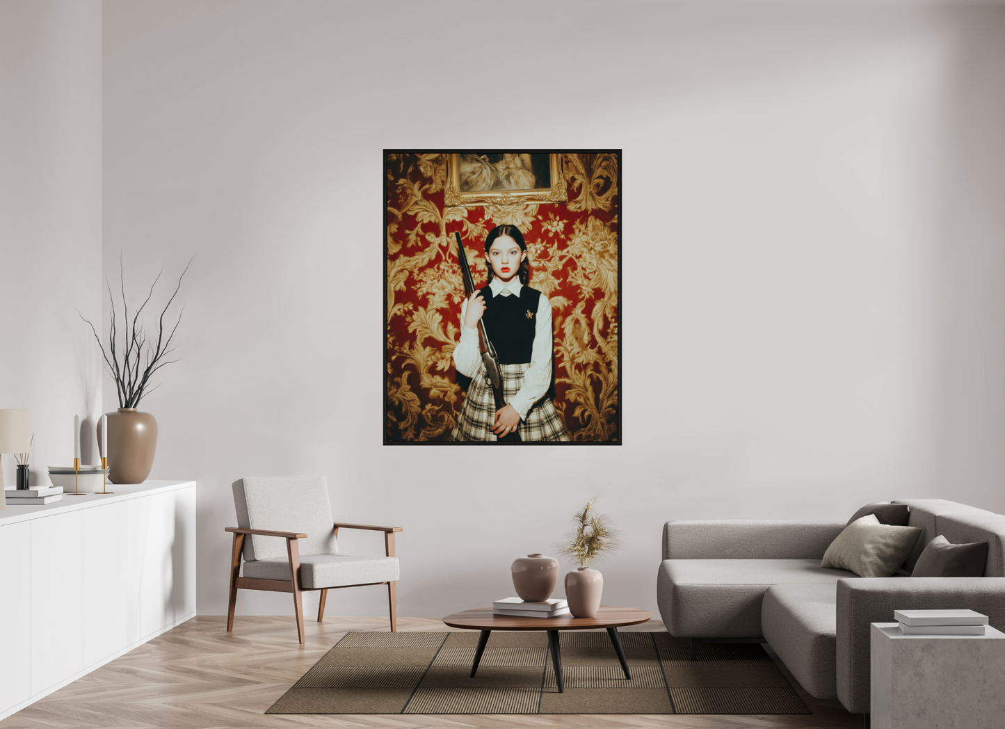 120 x 150 cm, Floater Frame Hunting Season VII
