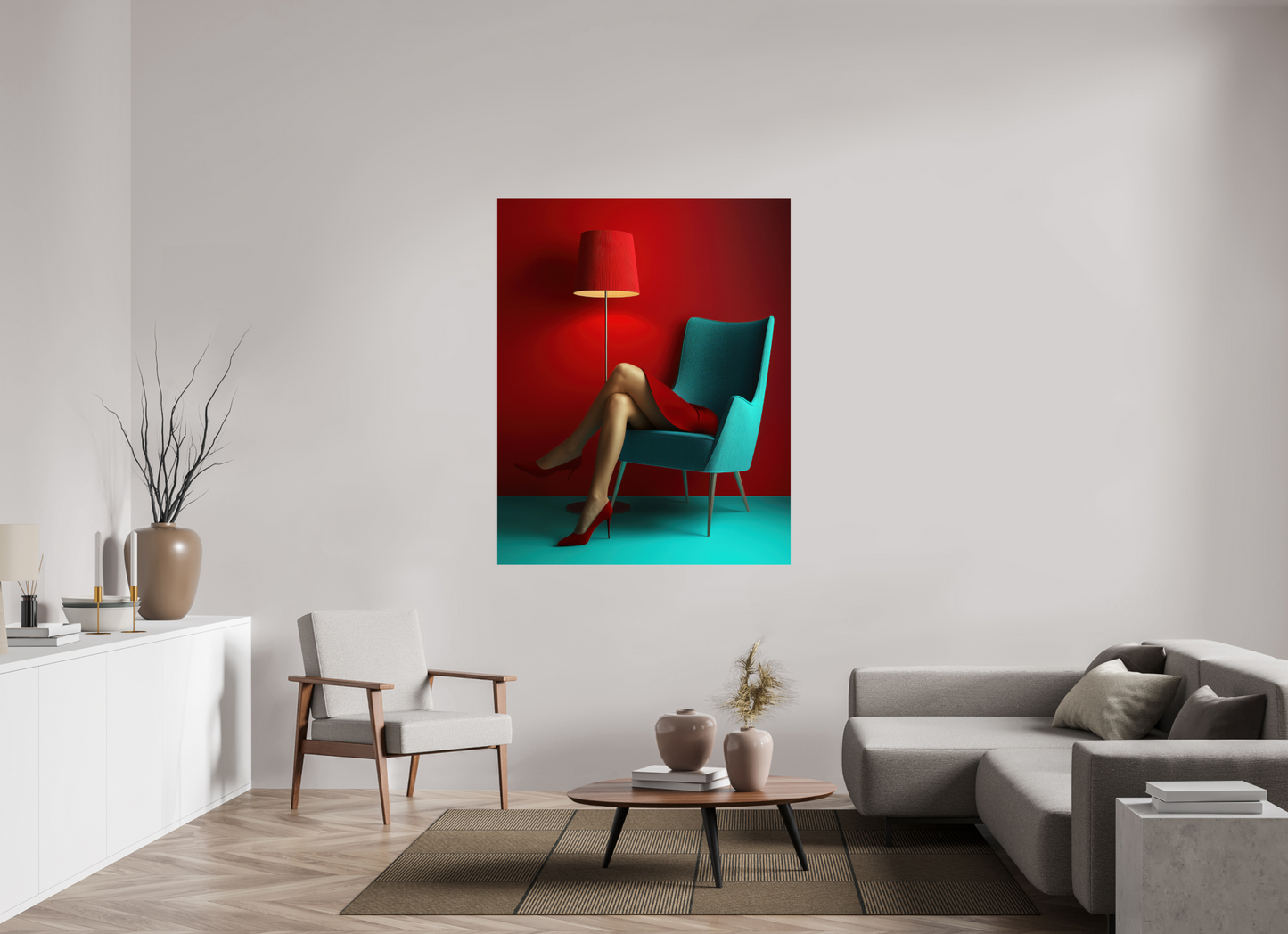 120 x 150 cm, Photo Print On Fuji Crystal DP II Legs III
