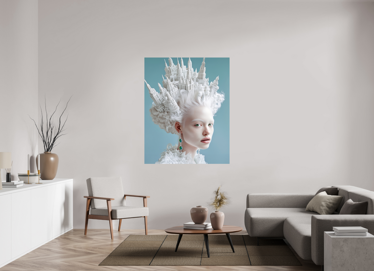 120 x 150 cm, Photo Print On Fuji Crystal DP II Hairdo XII