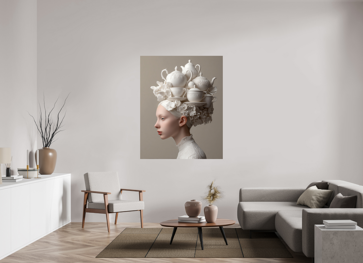 120 x 150 cm, Photo Print On Fuji Crystal DP II Hairdo III