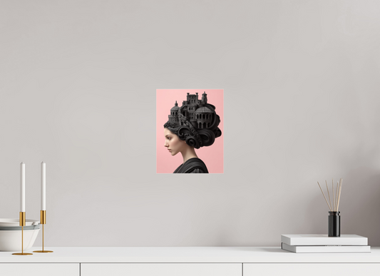 20 x 25 cm, Photo Print Under Acrylic Glass Hairdo XVI