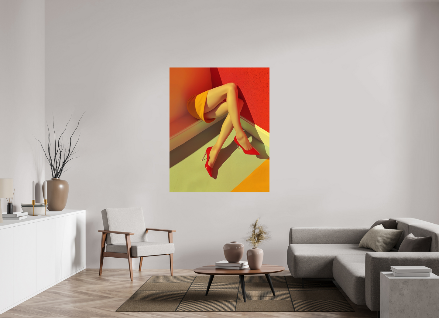 120 x 150 cm, Photo Print On Fuji Crystal DP II Legs XV