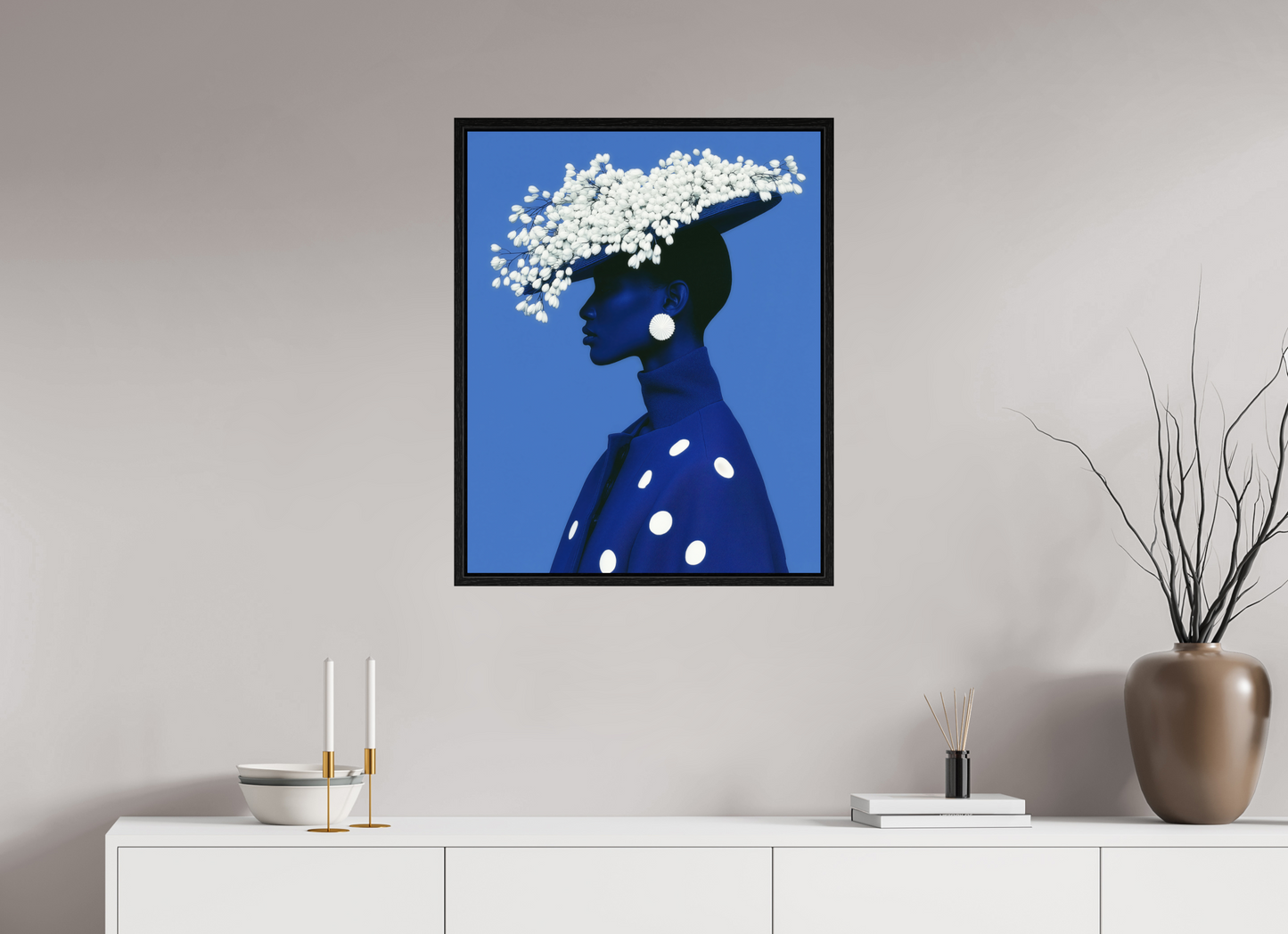 60 x 75 cm, Floater Frame Matisse Fashion X