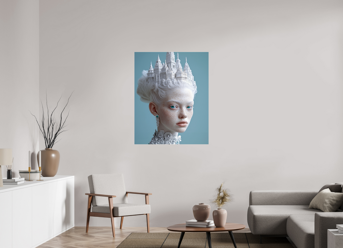 90 x 112,5 cm, Photo Print Under Acrylic Glass Hairdo IX