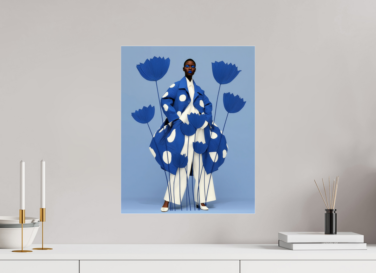 40 x 50 cm, Photo Print Under Acrylic Glass Matisse Fashion VIII