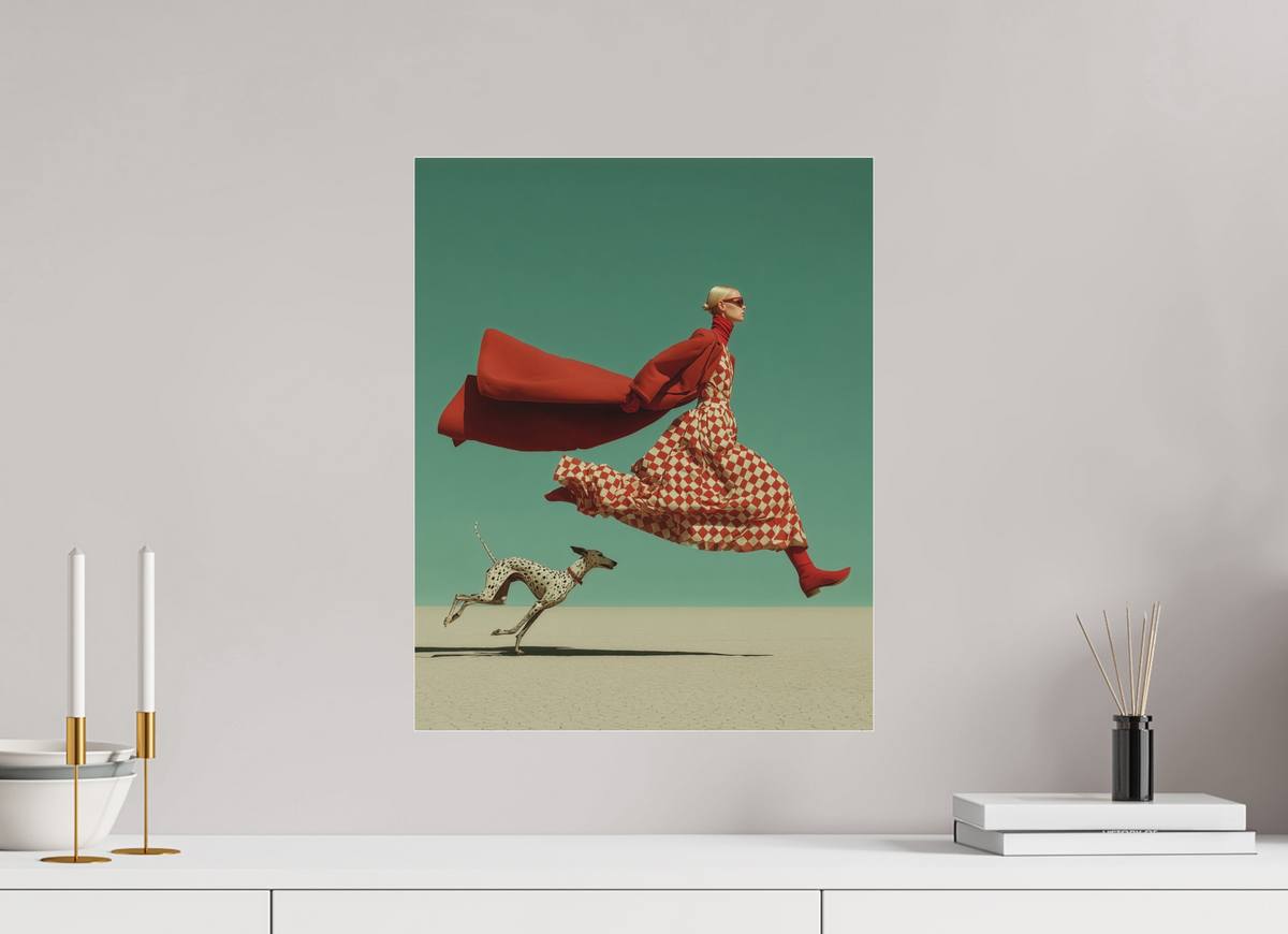40 x 50 cm, Photo Print Under Acrylic Glass Red Horizon II