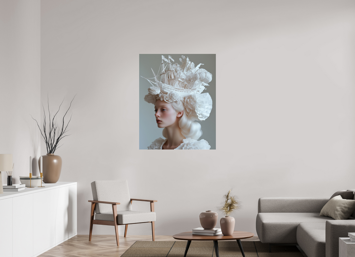 90 x 112,5 cm, Photo Print Under Acrylic Glass Hairdo XX
