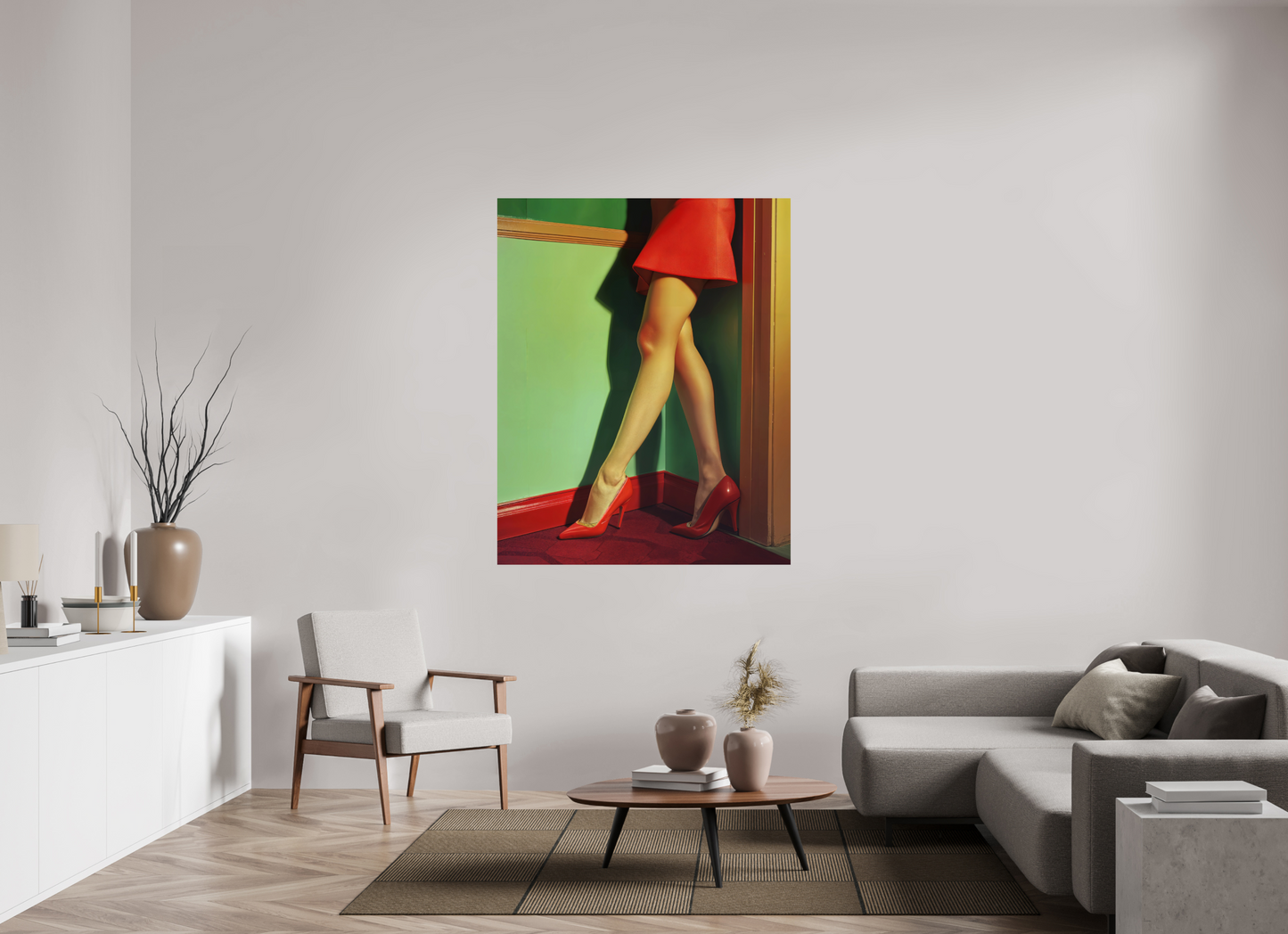 120 x 150 cm, Photo Print On Fuji Crystal DP II Legs VI