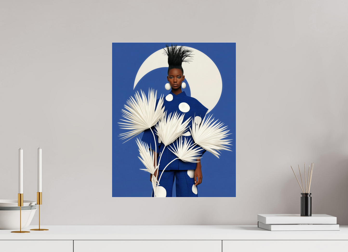 40 x 50 cm, Photo Print Under Acrylic Glass Matisse Fashion XIV