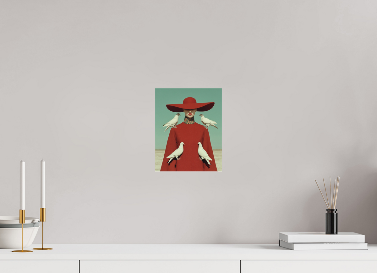 20 x 25 cm, Photo Print Under Acrylic Glass Red Horizon IX