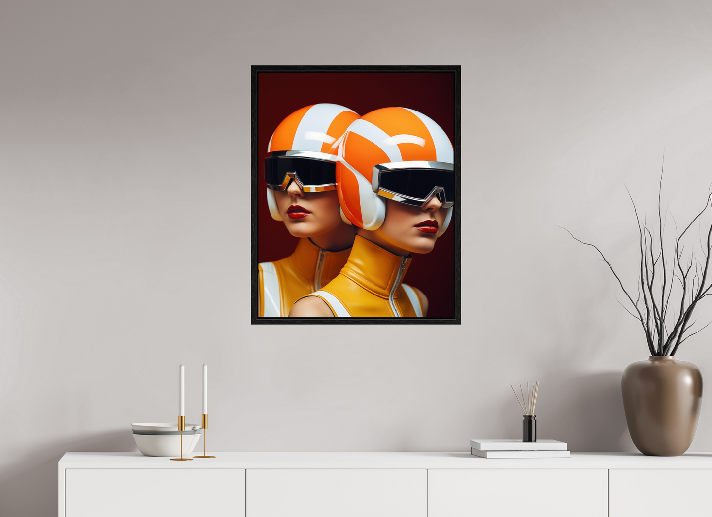 60 x 75 cm, Floater Frame Rollerball IV