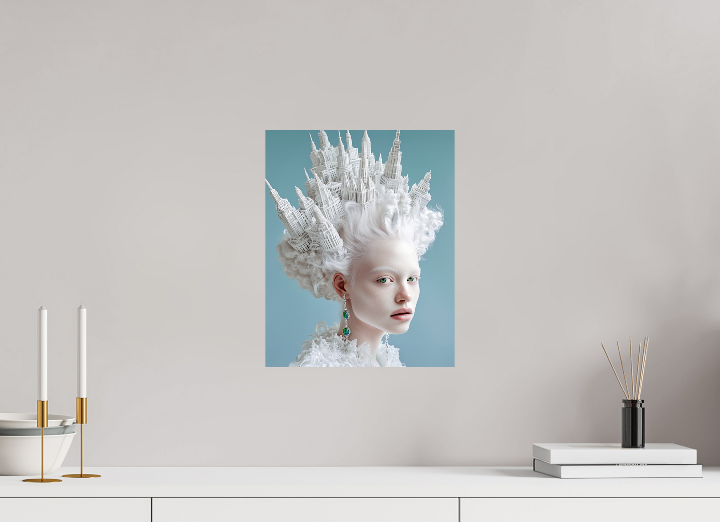 30 x 37,5 cm, Photo Print On Fuji Crystal DP II Hairdo XII