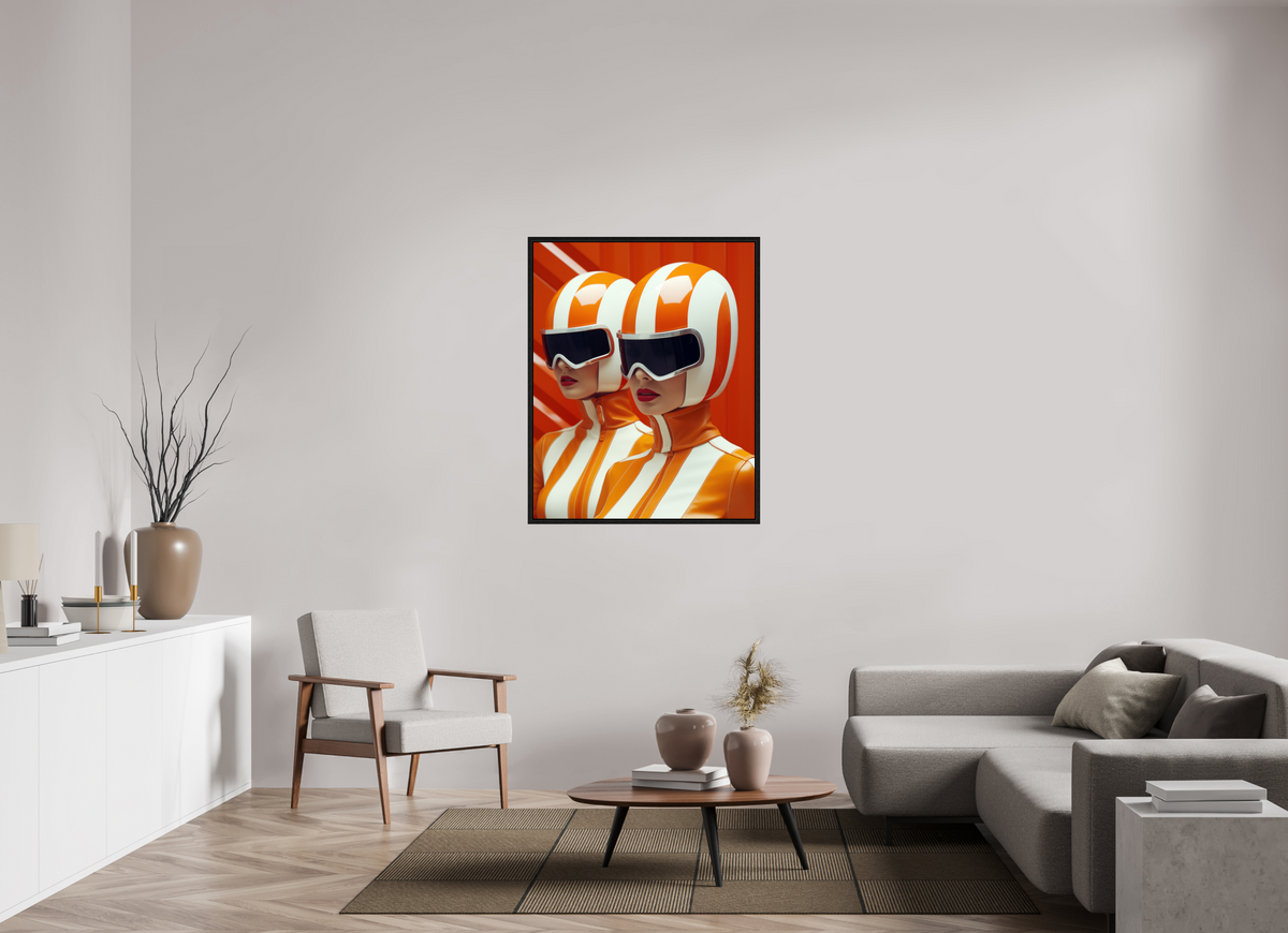 90 x 112,5 cm, Floater Frame Rollerball XI