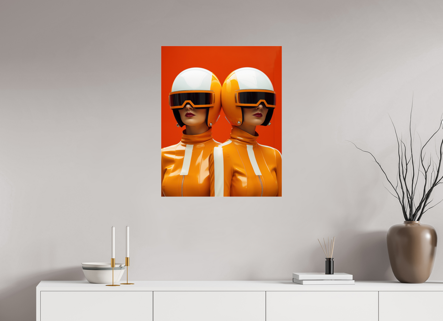 60 x 75 cm, Photo Print Under Acrylic Glass Rollerball XVII