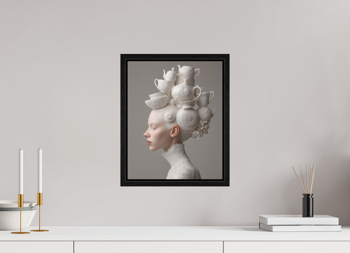 30 x 37,5 cm, Floater Frame Hairdo II
