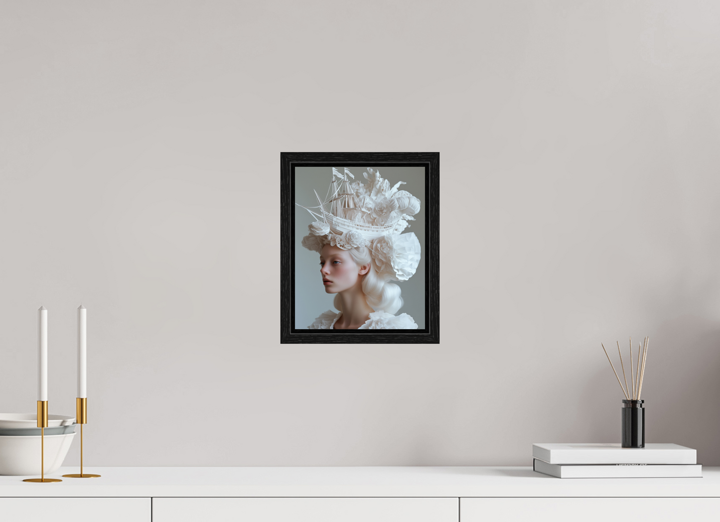 20 x 25 cm, Floater Frame Hairdo XX