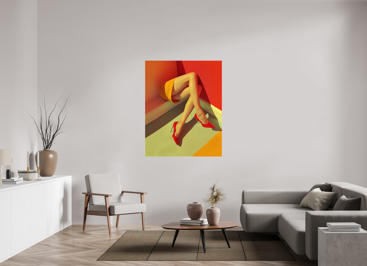 110 x 137,5 cm, Photo Print Under Acrylic Glass Legs XV