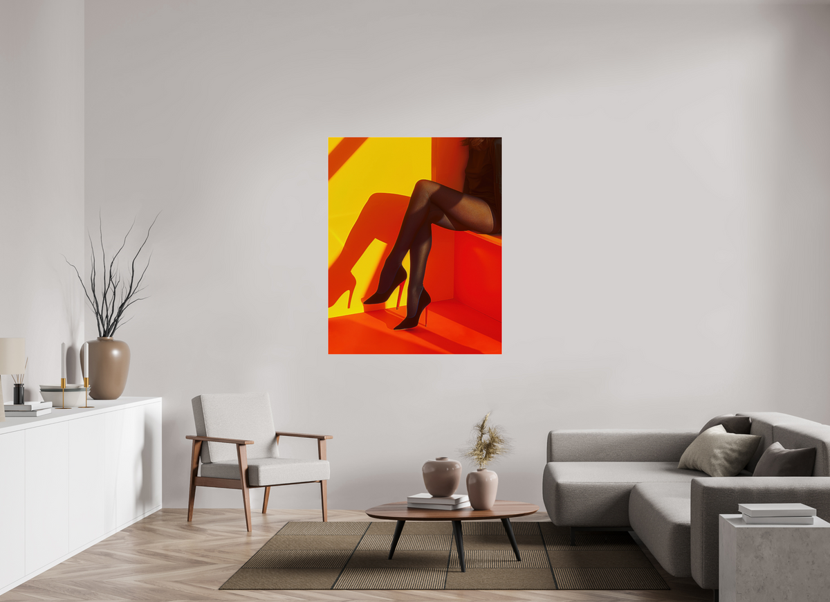110 x 137,5 cm, Photo Print Under Acrylic Glass Legs X