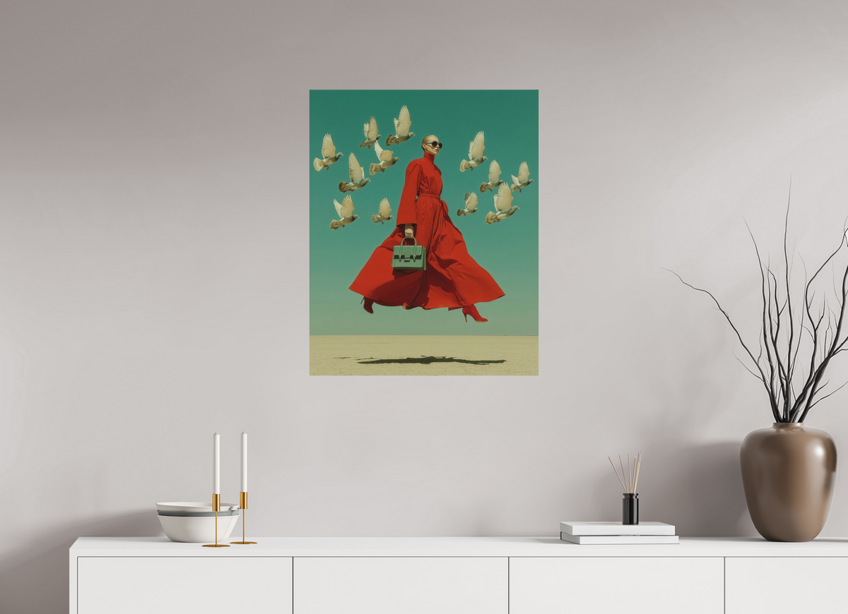 60 x 75 cm, Photo Print On Fuji Crystal DP II Red Horizon XI