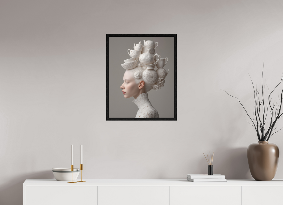50 x 62,5 cm, Floater Frame Hairdo II