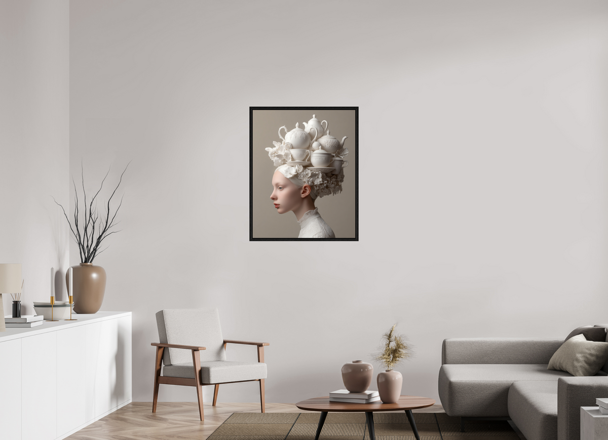 70 x 87,5 cm, Floater Frame Hairdo III