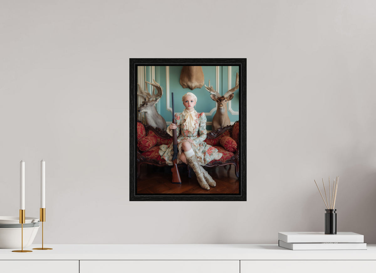 30 x 37,5 cm, Floater Frame Hunting Season VIII