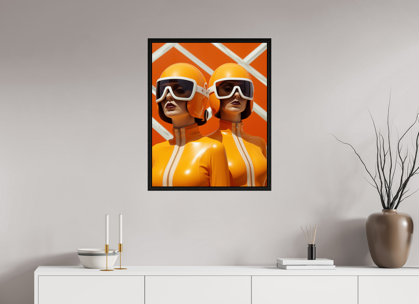 60 x 75 cm, Floater Frame Rollerball XVI