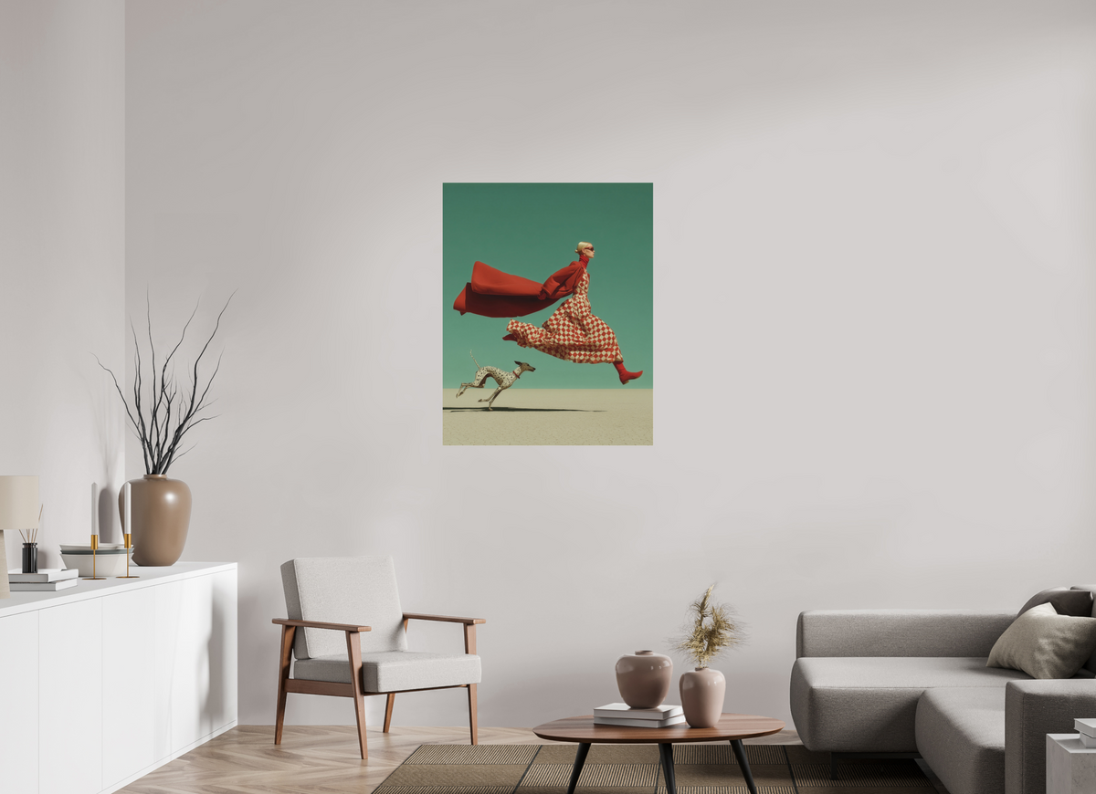 80 x 100 cm, Photo Print Under Acrylic Glass Red Horizon II