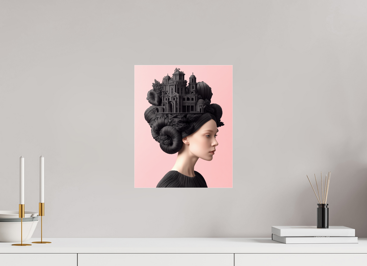 30 x 37,5 cm, Photo Print Under Acrylic Glass Hairdo IXX