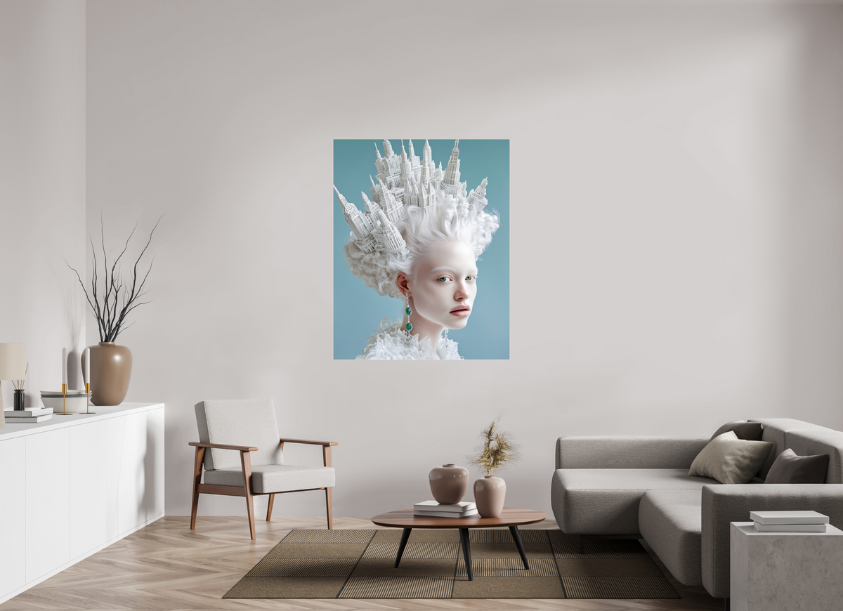 110 x 137,5 cm, Photo Print Under Acrylic Glass Hairdo XII