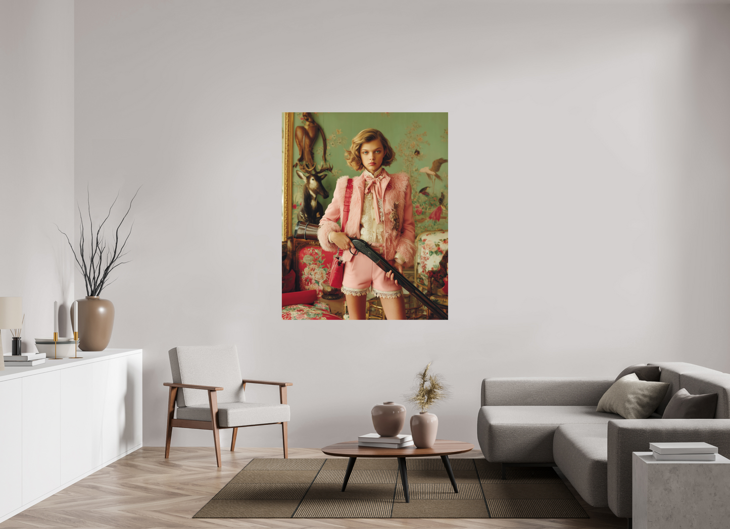 120 x 150 cm, Photo Print On Fuji Crystal DP II Hunting Season III