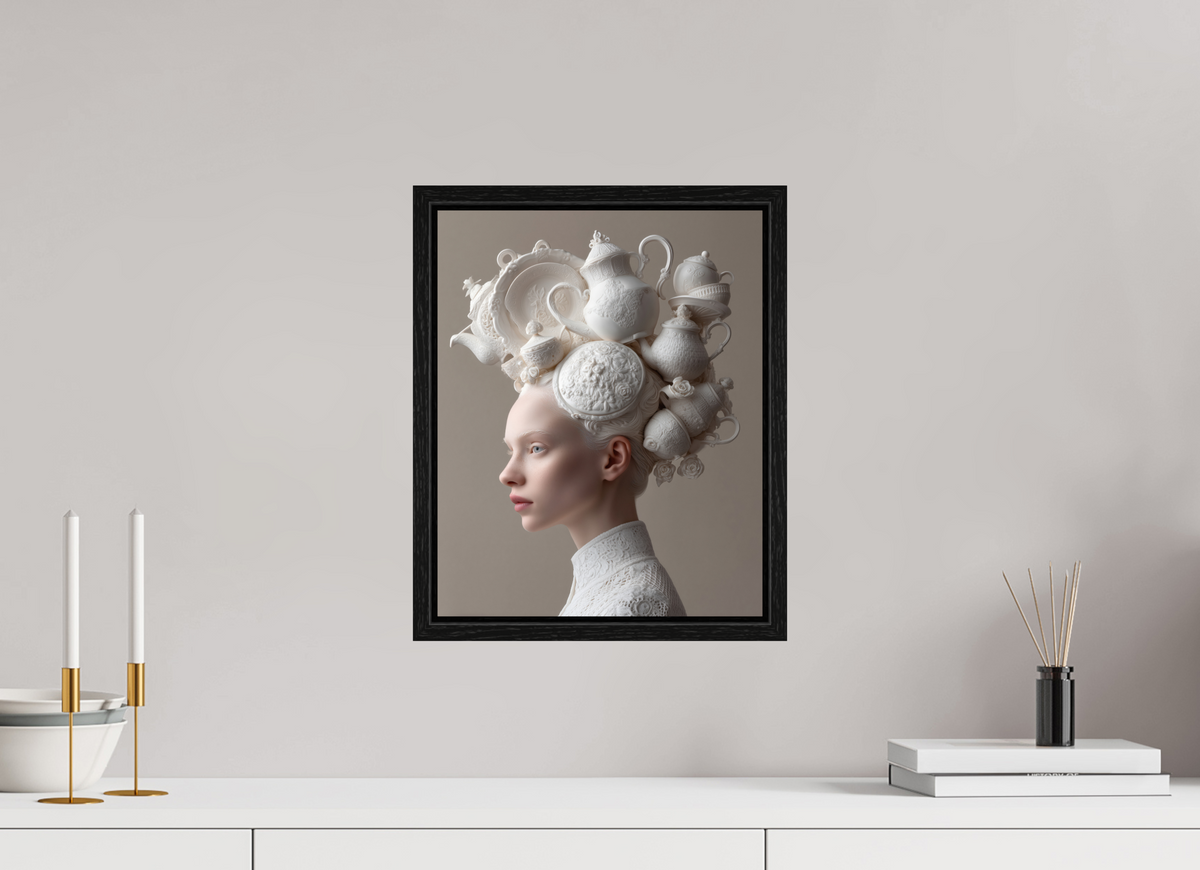 30 x 37,5 cm, Floater Frame Hairdo VII