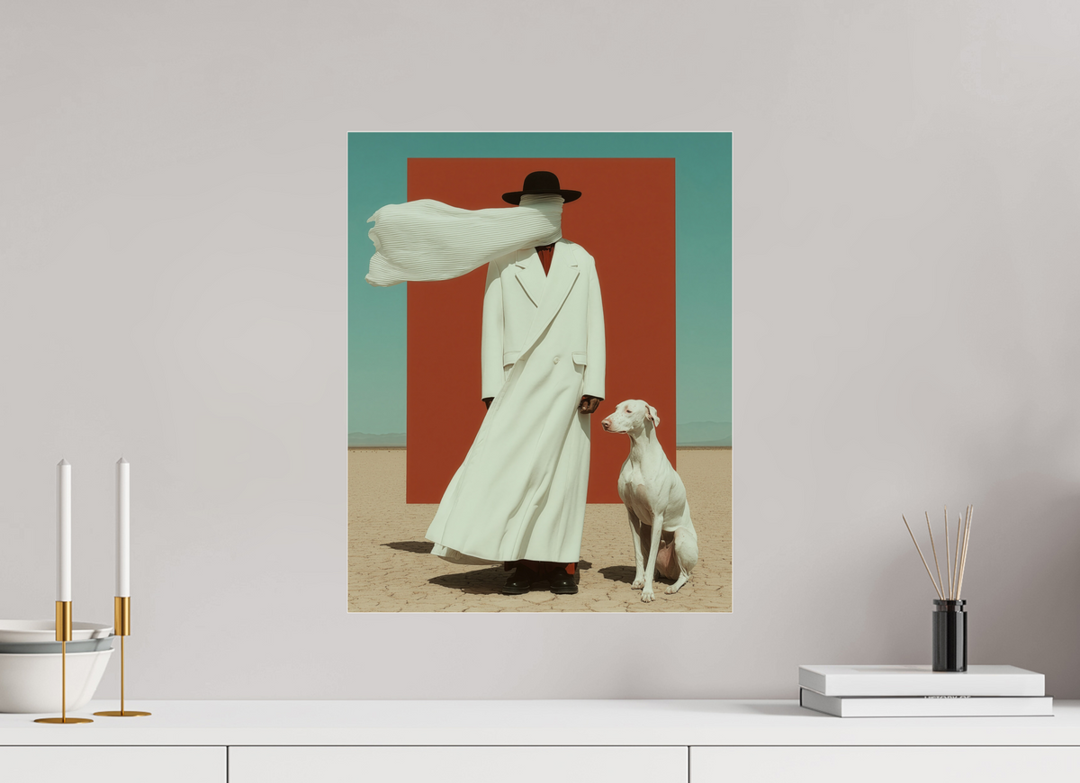 40 x 50 cm, Photo Print Under Acrylic Glass Red Horizon VIII