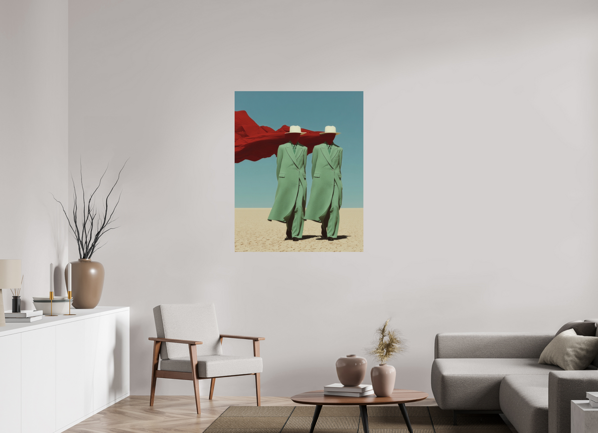 90 x 112,5 cm, Photo Print On Fuji Crystal DP II Red Horizon XIII