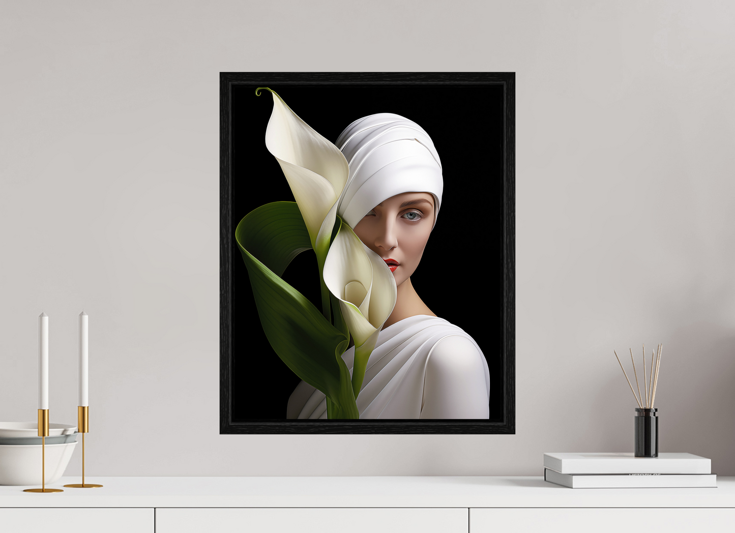 40 x 50 cm, Floater Frame Calla III