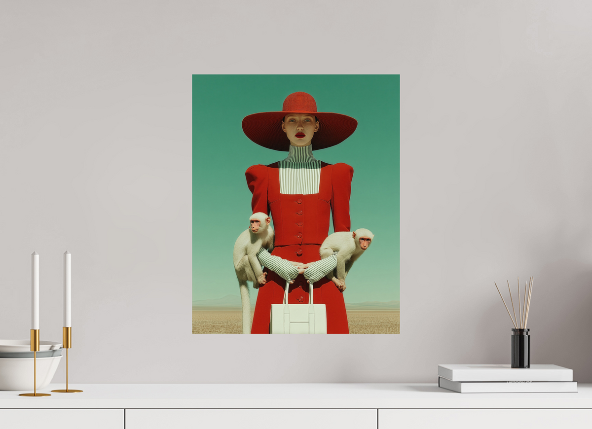 40 x 50 cm, Photo Print On Fuji Crystal DP II Red Horizon III