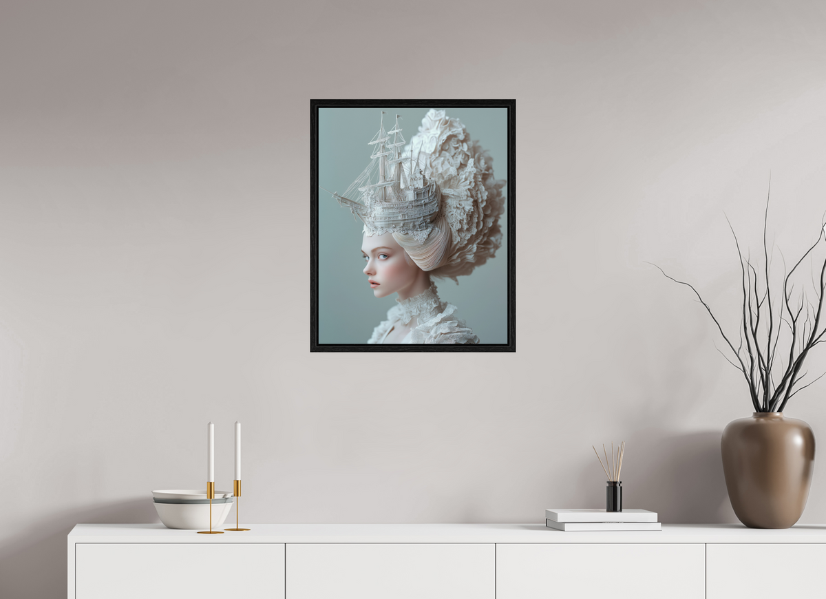 50 x 62,5 cm, Floater Frame Hairdo XVII