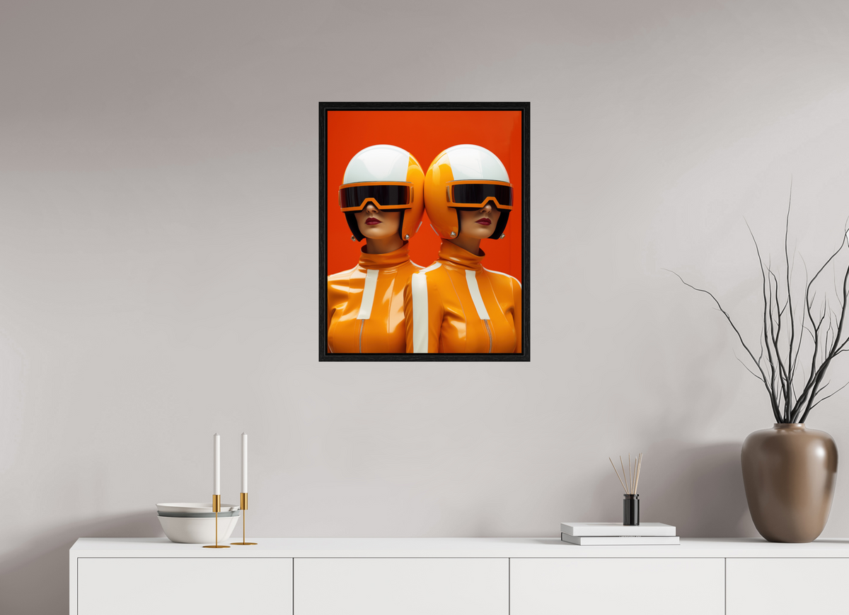 50 x 62,5 cm, Floater Frame Rollerball XVII