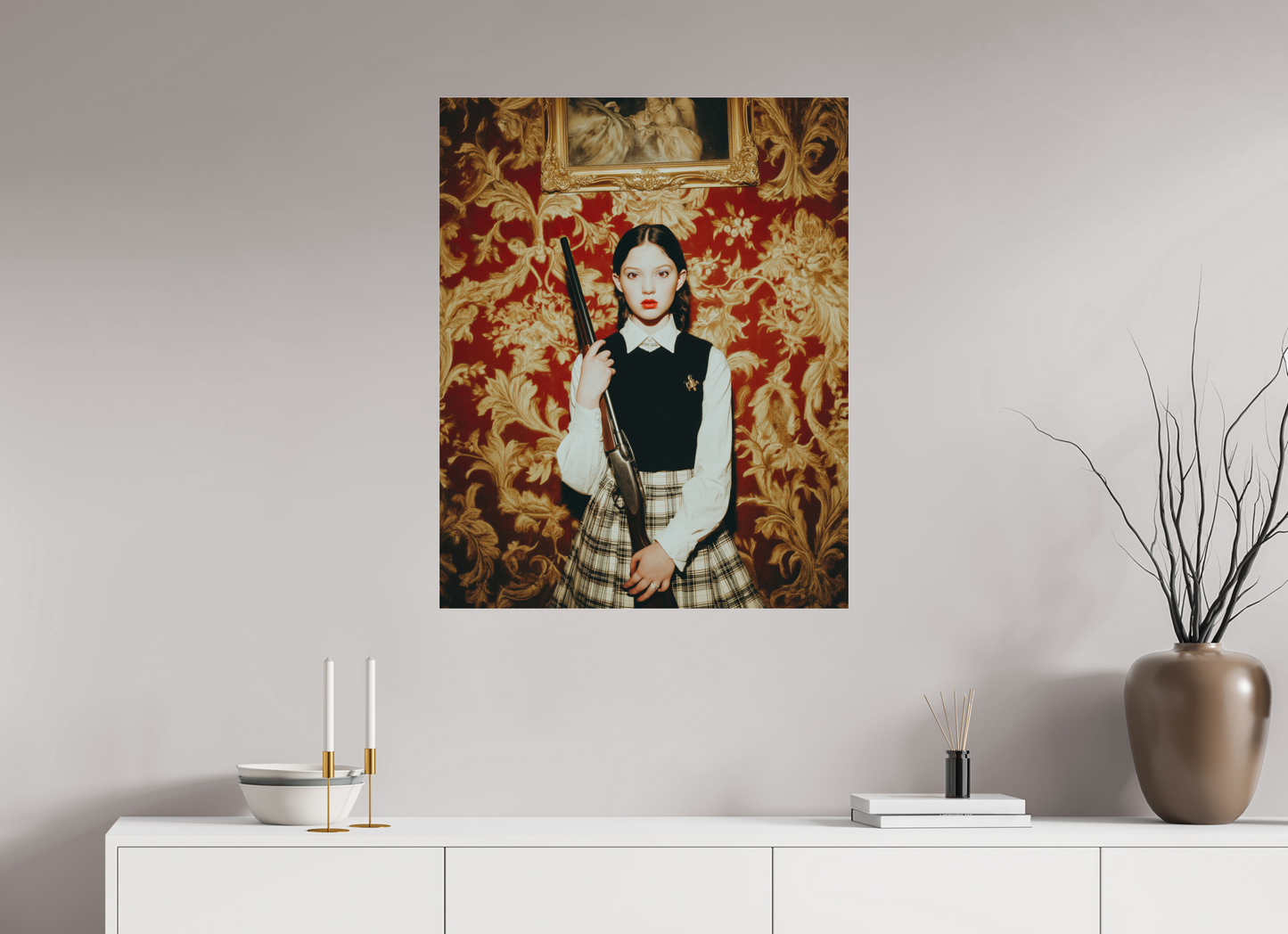 70 x 87,5 cm, Photo Print Under Acrylic Glass Hunting Season VII