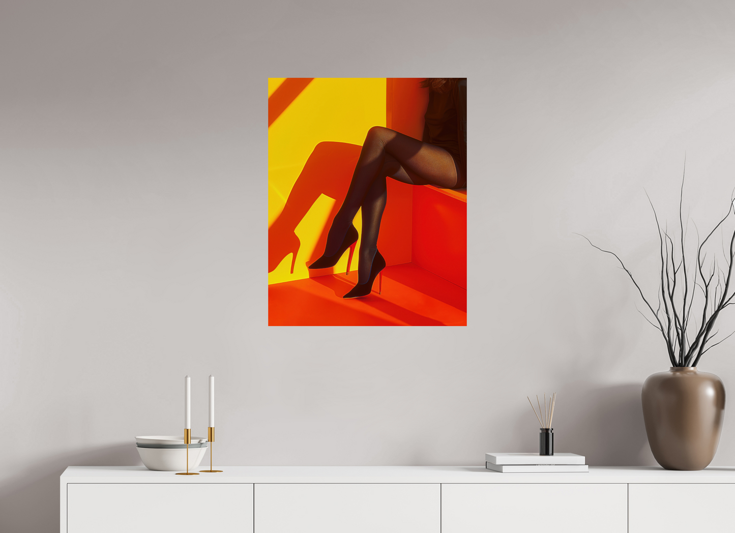 60 x 75 cm, Photo Print On Fuji Crystal DP II Legs X