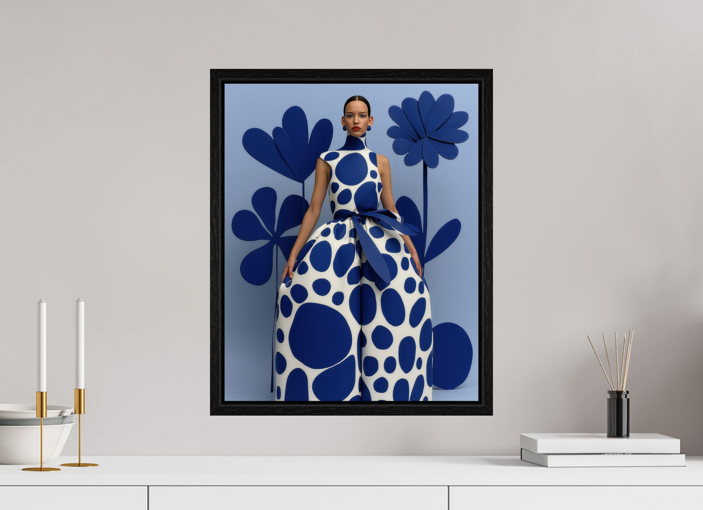 40 x 50 cm, Floater Frame Matisse Fashion V