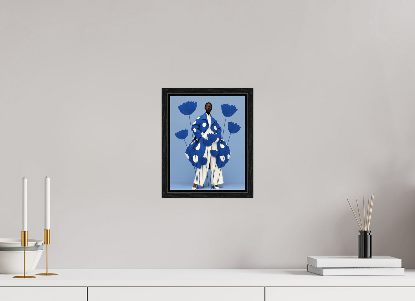 20 x 25 cm, Floater Frame Matisse Fashion VIII