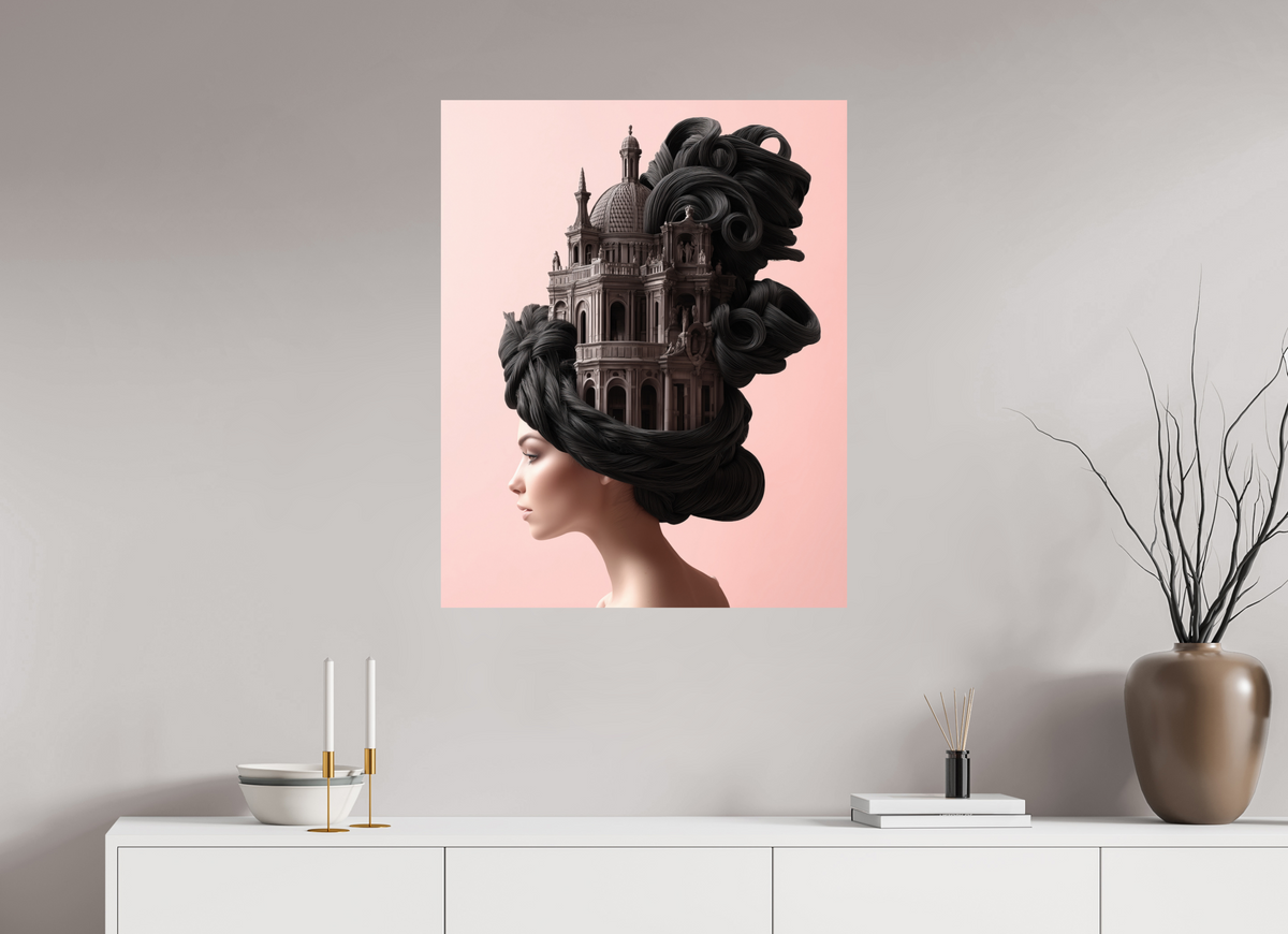 70 x 87,5 cm, Photo Print On Fuji Crystal DP II Hairdo XV
