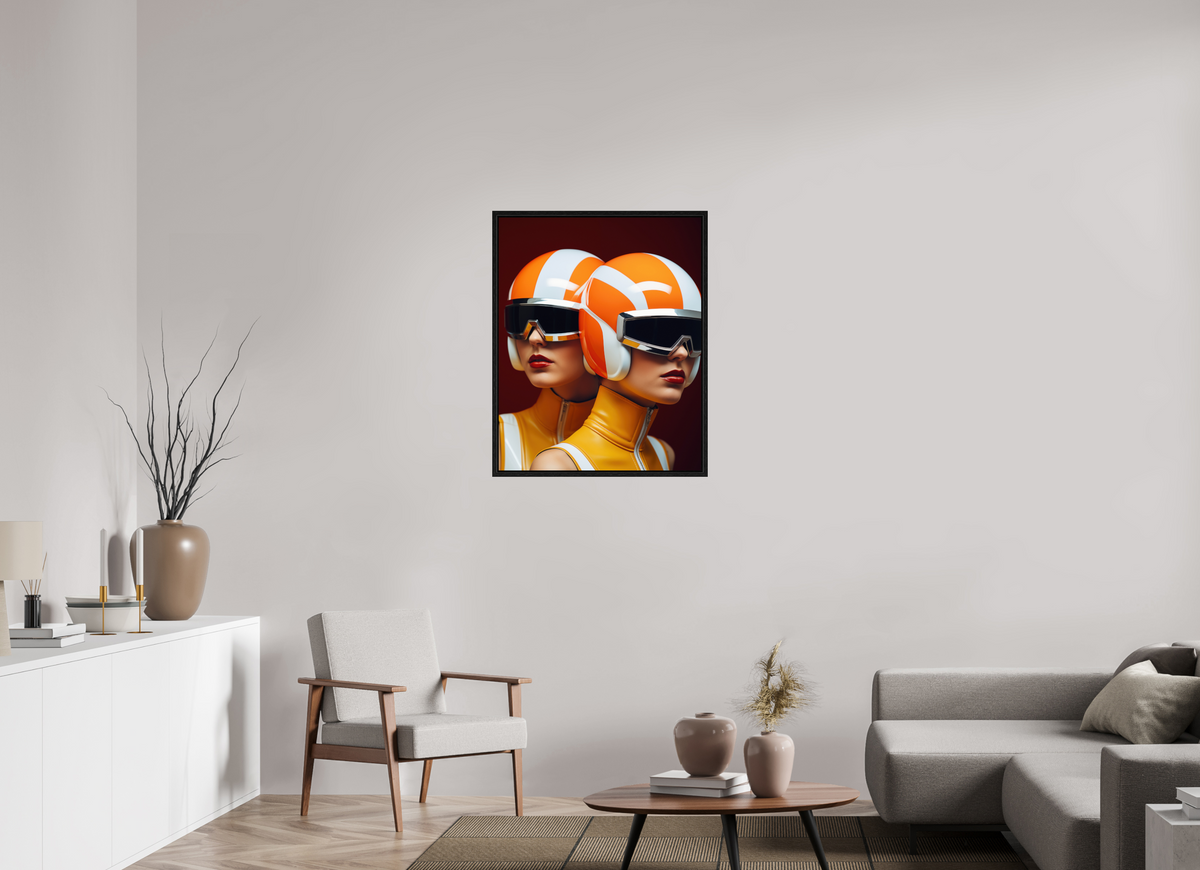 70 x 87,5 cm, Floater Frame Rollerball IV