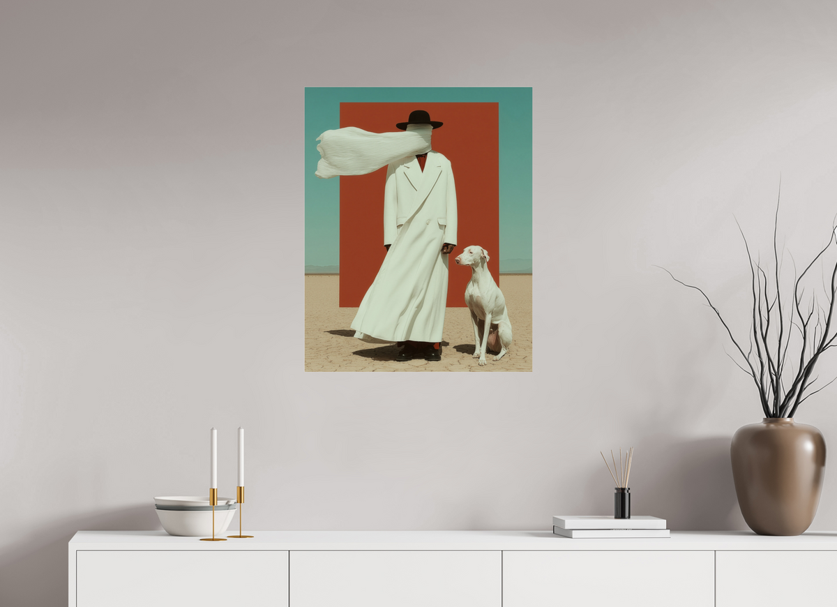 60 x 75 cm, Photo Print Under Acrylic Glass Red Horizon VIII