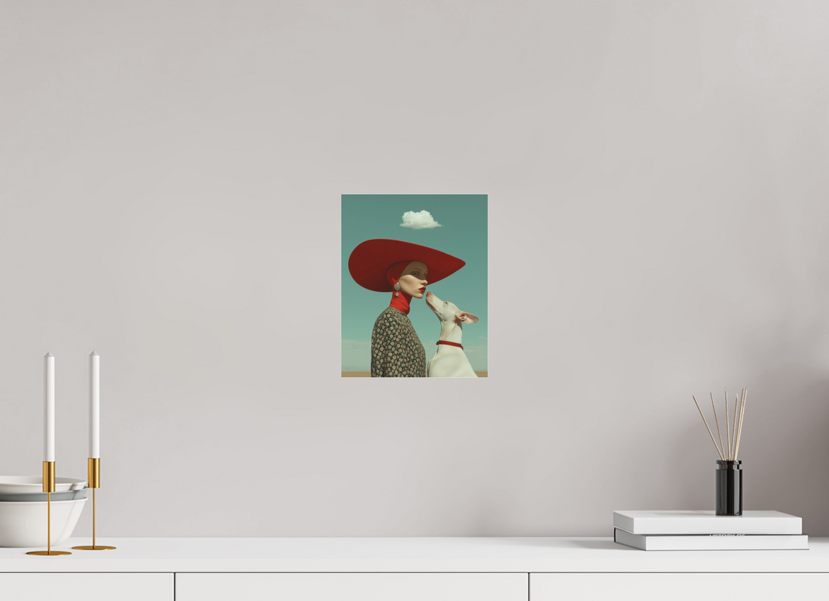 20 x 25 cm, Photo Print Under Acrylic Glass Red Horizon VII