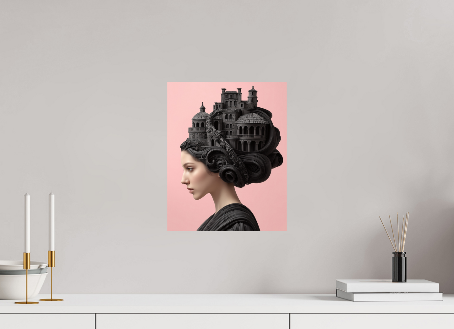 30 x 37,5 cm, Photo Print On Fuji Crystal DP II Hairdo XVI