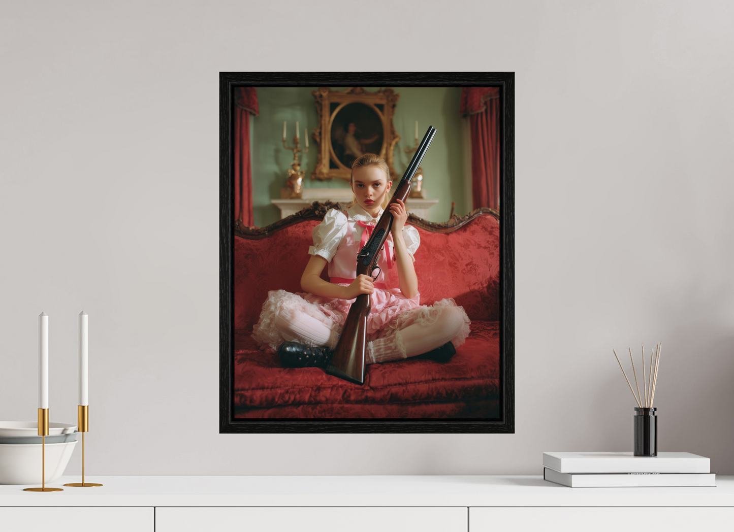 40 x 50 cm, Floater Frame Hunting Season V
