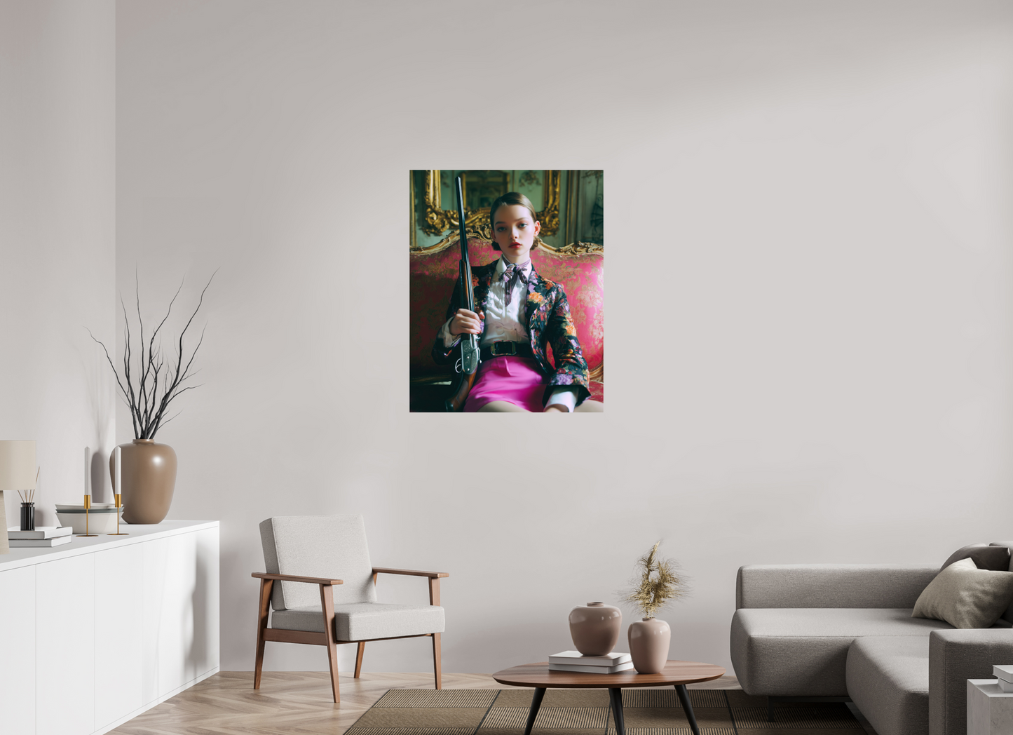 80 x 100 cm, Photo Print On Fuji Crystal DP II Hunting Season I
